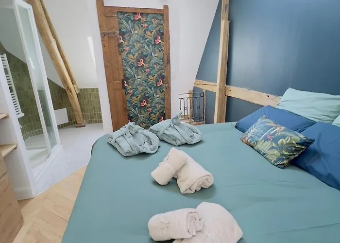 度假居 Piscine Chauffee, Centre, Maison Atypique *